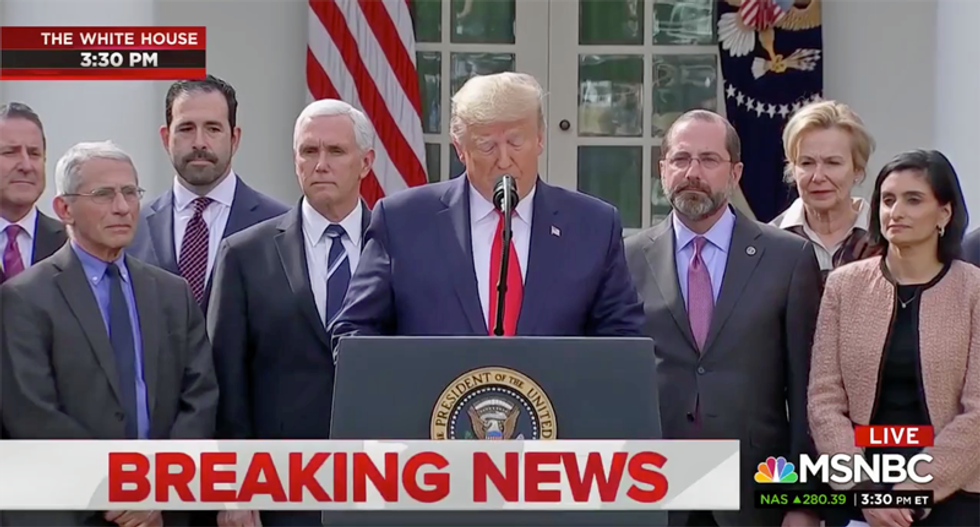 Trump bitterly complains about his press coverage after refusing to hold daily Coronavirus Task Force briefing