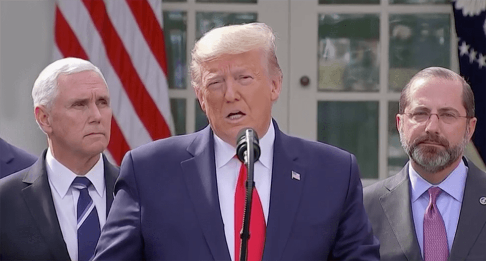 'Trump makes Bush sound like Churchill': Anger spreads amid 'embarrassing' coronavirus national emergency announcement