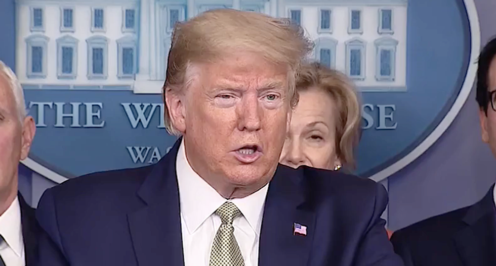 ‘It’s going to pop’: Trump predicts the country ‘will be rolling again’ after 15 days