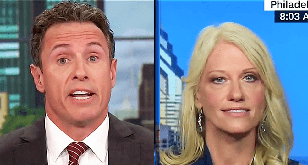 ‘Don Jr changed his story — period’: CNN’s Cuomo hammers Kellyanne Conway over Russia meeting