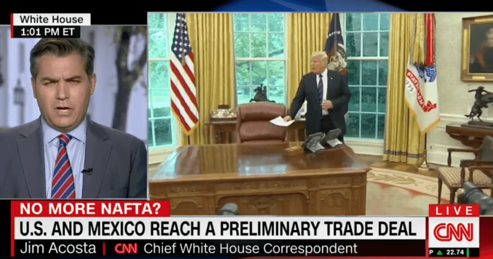 CNN’s Jim Acosta blasts Trump for lying to his supporters: He has given up on his wall -- except ‘as a campaign tool’
