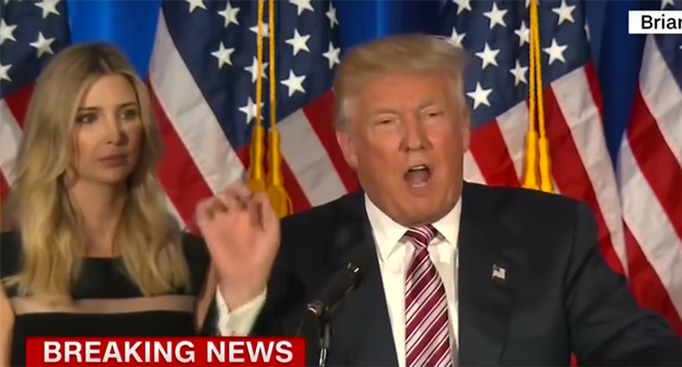 Trump slammed for claiming ownership of ‘our African-American people’ again in victory speech