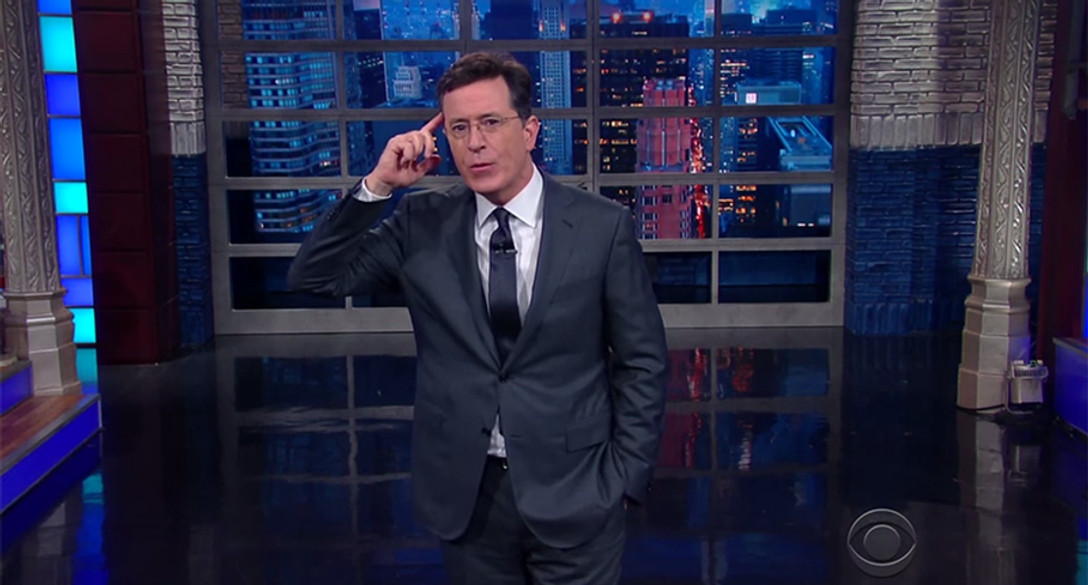 Stephen Colbert uncovers the surprising truth about Trump’s teleprompter