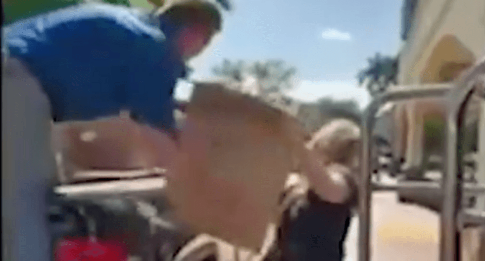 Shocking video captures Trump supporter buying Dollar Tree store out of toilet paper during coronavirus crisis