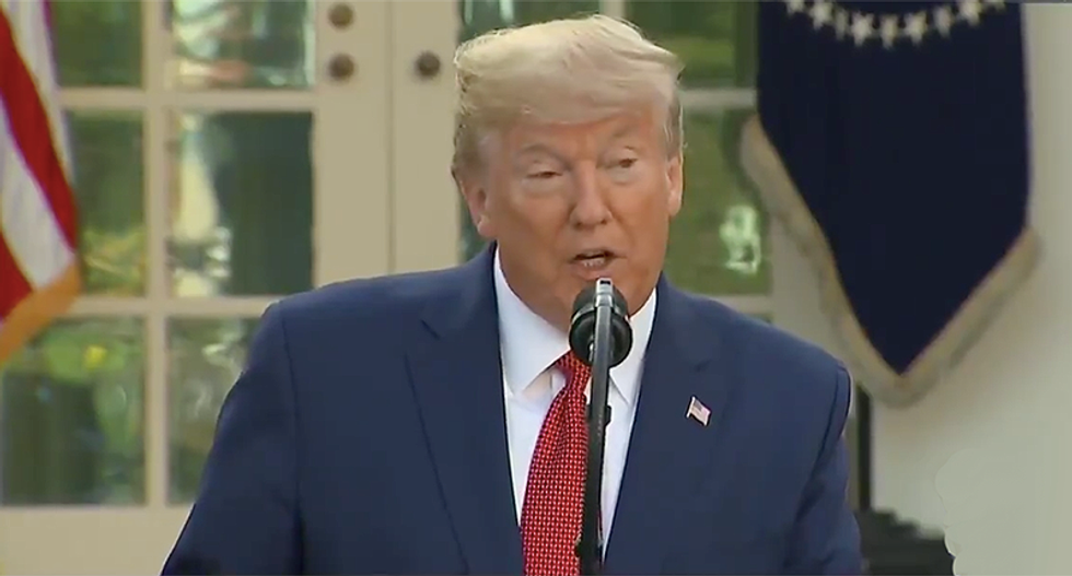 'Is he high?': Trump criticized for 'low energy' Rose Garden event filled with 'lies'