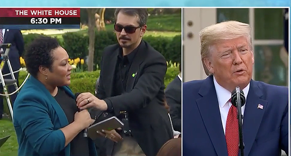 WATCH: Trump snaps at Black reporters calling them 'you people' during Rose Garden press conference