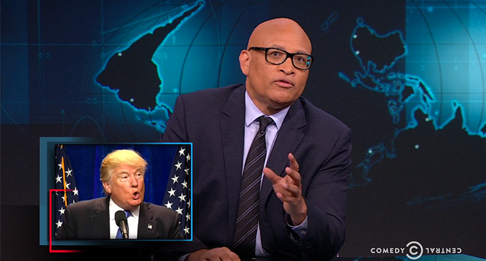 Larry Wilmore slams Trump for post-Orlando tweet: 'Who brags about this?!'