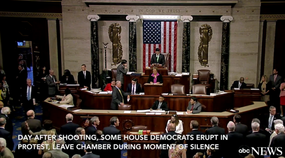 WATCH: House Dems erupt in righteous anger after ‘moment of silence’ for Orlando victims