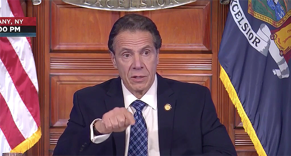 'Such a scandal!' Andrew Cuomo hammers companies who take bailout cash and plan to lay off workers