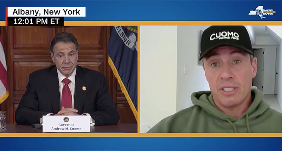 WATCH: Gov. Cuomo’s somber briefing takes a hilarious turn as his brother Chris calls in to discuss his coronavirus-fueled hallucinations