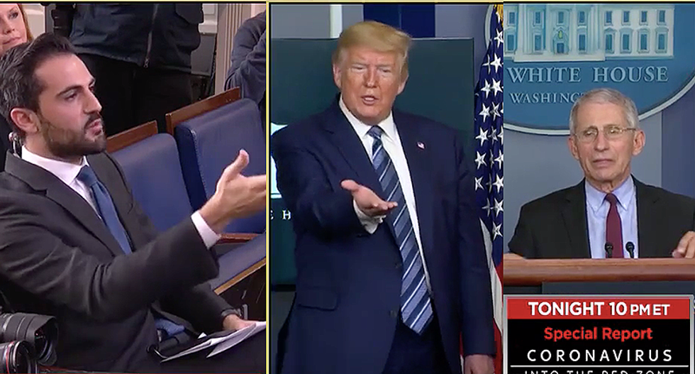 WATCH: Trump snaps at CNN reporter asking Dr. Fauci about experimental coronavirus drug