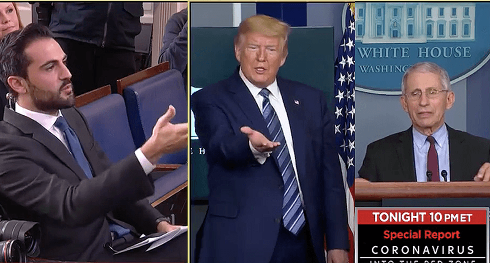 WATCH: Trump snaps at CNN reporter asking Dr. Fauci about experimental coronavirus drug