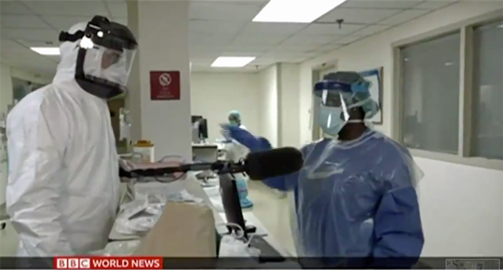 Watch how the BBC reports on ‘the reality’ in the United States during COVID-19 crisis