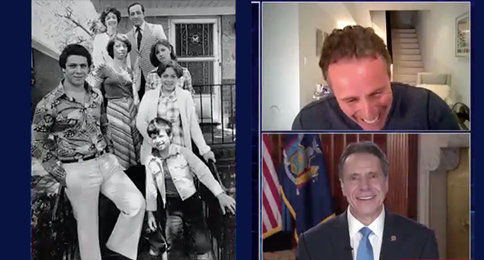 Andrew Cuomo threatens to bail on CNN interview when his brother shows vintage photo of governor in bellbottoms