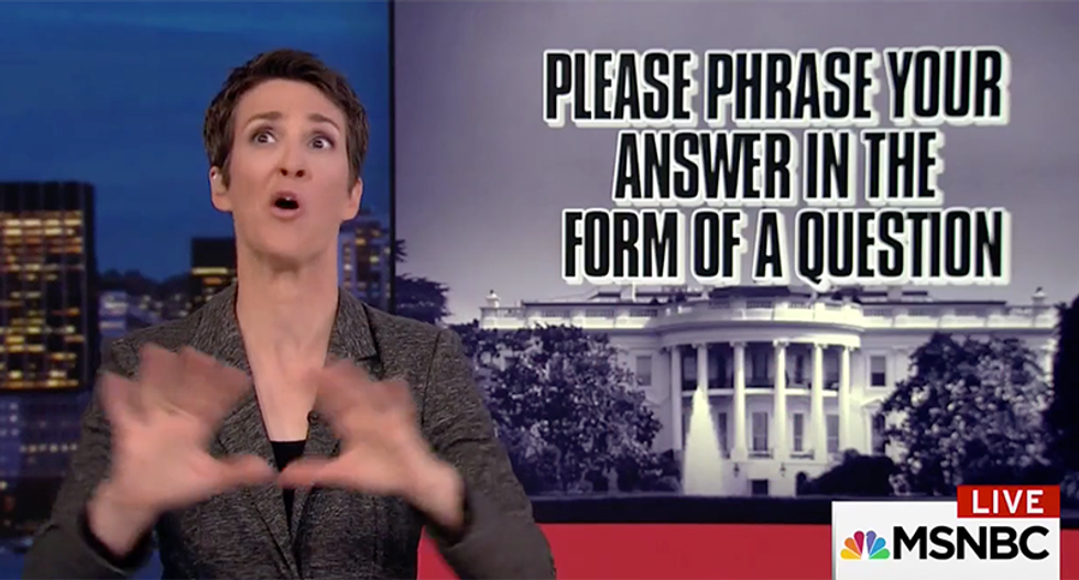 'This is the last call we'll have': Trump's new lawyer sends cryptic message to Rachel Maddow