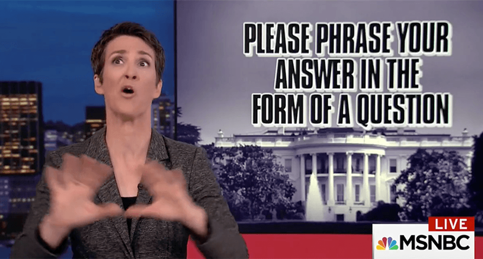 'This is the last call we'll have': Trump's new lawyer sends cryptic message to Rachel Maddow