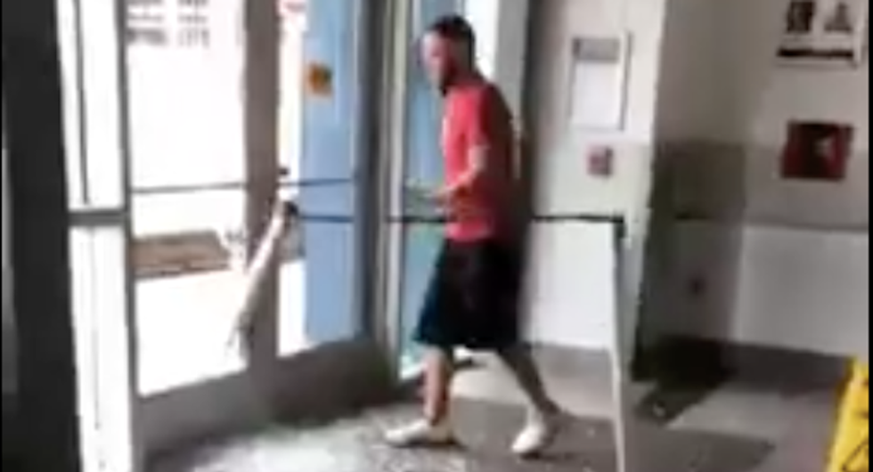 WATCH: Nashville man destroys a Greyhound bus station in bizarre racist rampage
