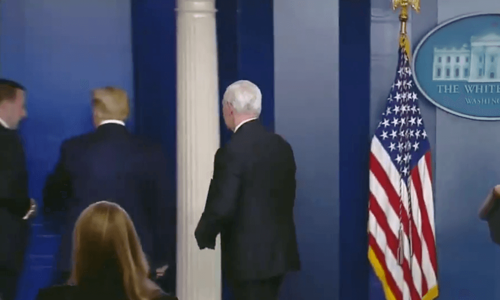 Trump finally shows signs of shame