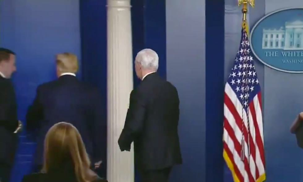 Trump finally shows signs of shame