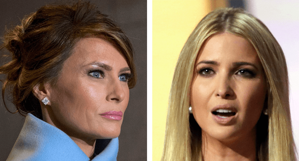 Trump acts as a 'referee' between Melania and 'Princess Ivanka': author