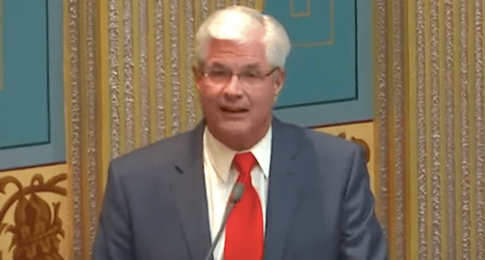 Michigan’s GOP majority leader sides with armed protesters as he compares Gov. Whitmer to Pearl Harbor attack