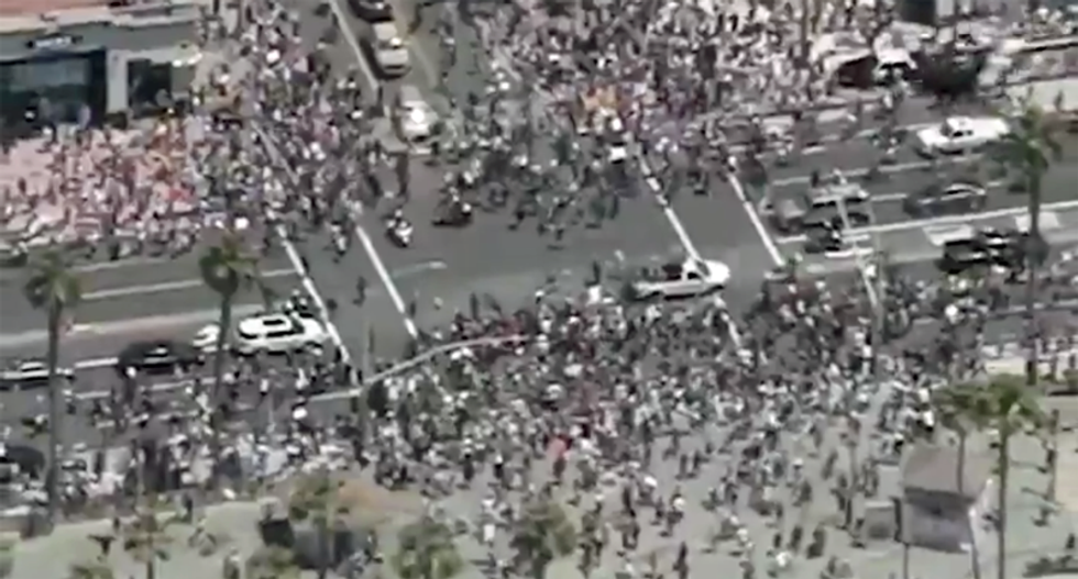 SoCal blasted for lockdown protest: ‘Huntington Beach has become the Florida of California’