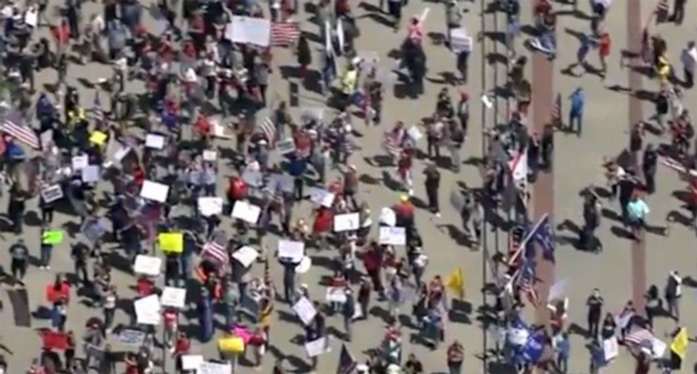 Dozens of lockdown protesters arrested in Sacramento: California Highway Patrol