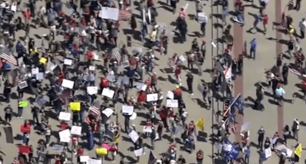 Dozens of lockdown protesters arrested in Sacramento: California Highway Patrol