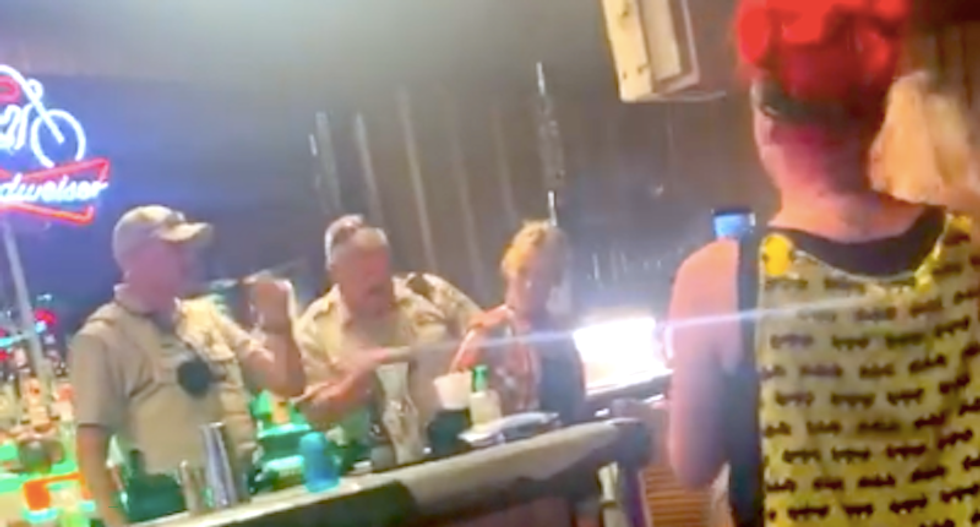 Bar owner calls in ‘armed vigilantes’ to protest Texas coronavirus restrictions — and she joins them in jail