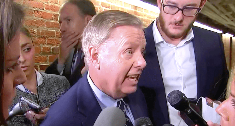 Lindsey Graham scorched by ex-prosecutor for making Justice Department officials fear for their jobs if investigate Trump