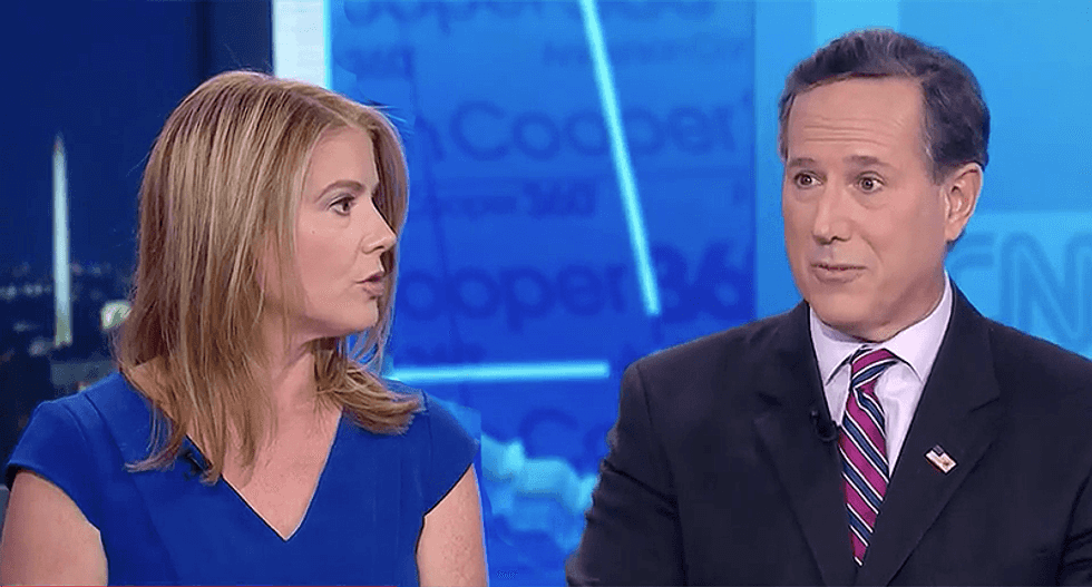 'It's not persecution when someone disagrees with you': Panel makes a fool out of Santorum for a second time in one night