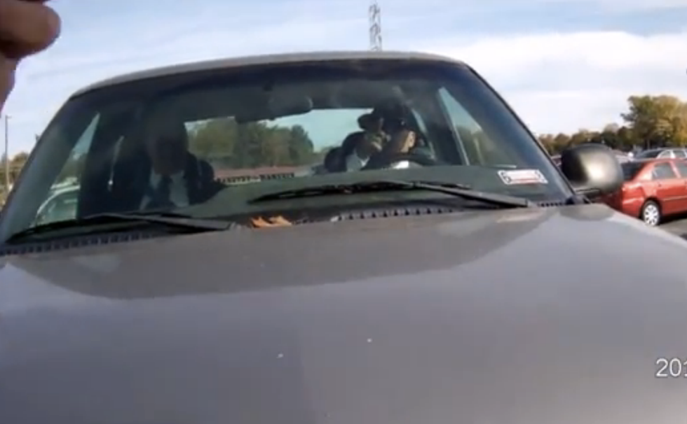 Trump supporters ram sign-holding war veteran with truck in politically motivated hit-and-run