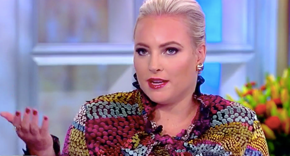The View's Meghan McCain explains why Trump is afraid of Elizabeth Warren: 'Clearly she's getting under his skin'