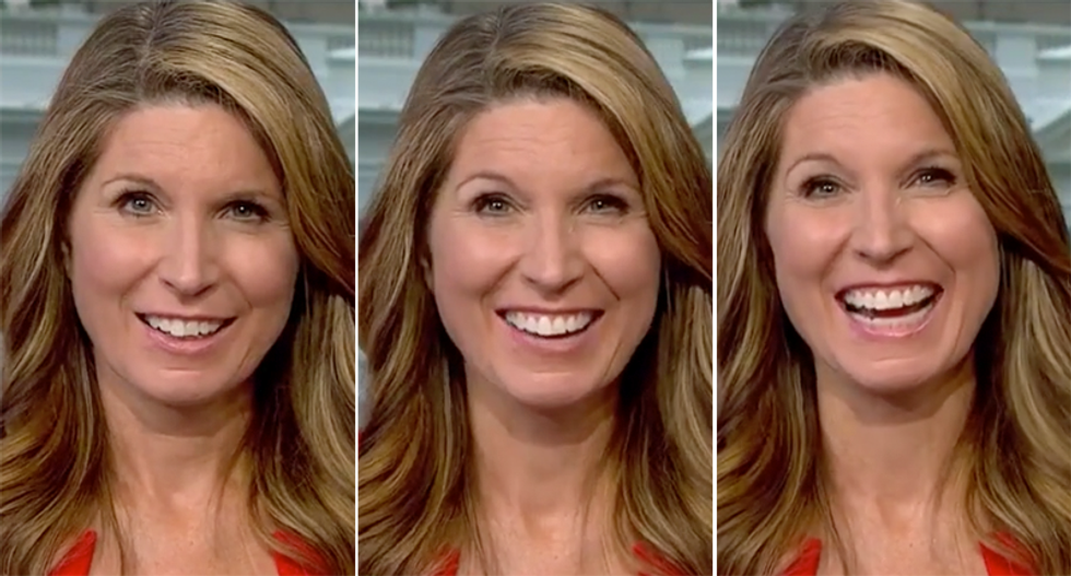 WATCH: Nicolle Wallace cracks up after watching clip of Trump talking about the Bible