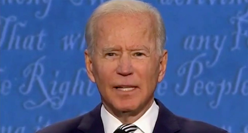 Joe Biden: ‘It’s hard to get any word in with this clown’