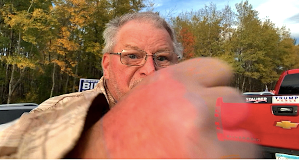 WATCH: Trump supporter attacks TV news photographer outside Duluth rally