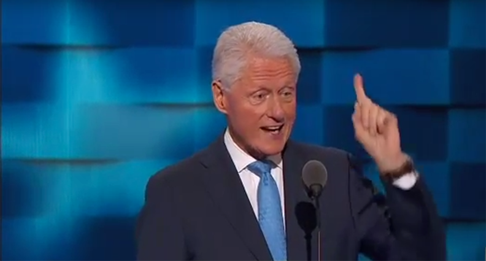 WATCH: President Bill Clinton takes down Trump and the GOP by calling them cartoons
