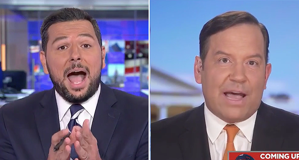 'You just called me a liar!': Trump campaign official flips out after he's fact-checked on Biden ear-piece lie
