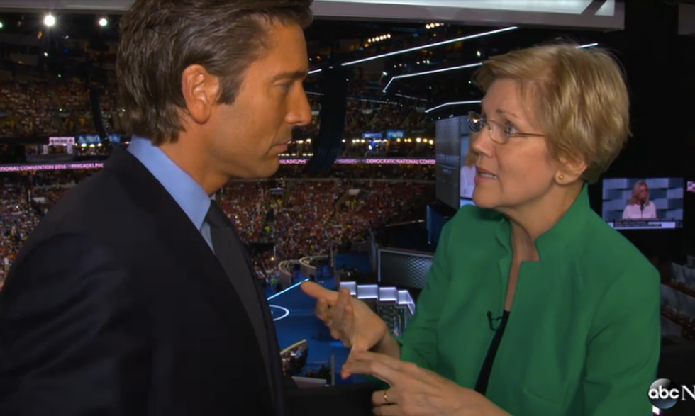 ‘Oh, come on’: Elizabeth Warren shuts down reporter who asked if it's mean to call trump a racist