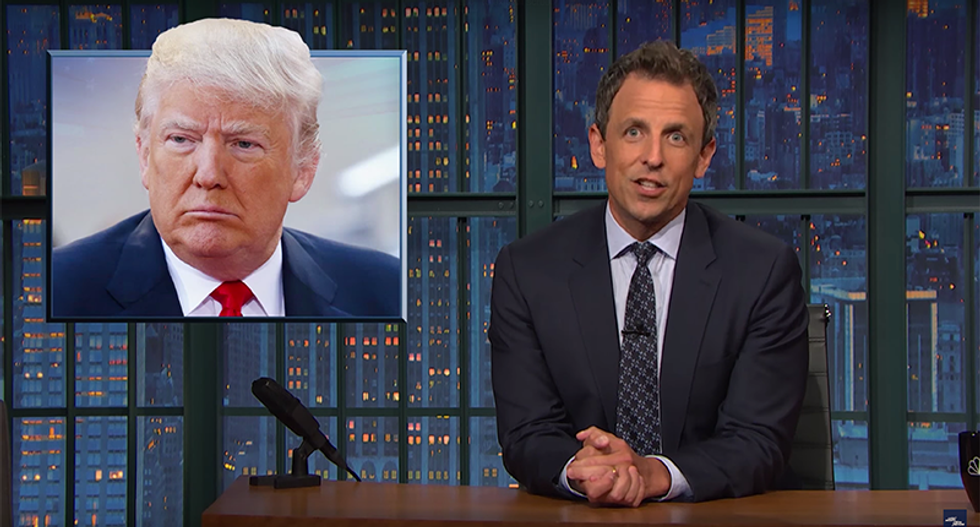 Seth Meyers rips Trump for asking Russia to hack Clinton: 'I’m sure he has his treasons'