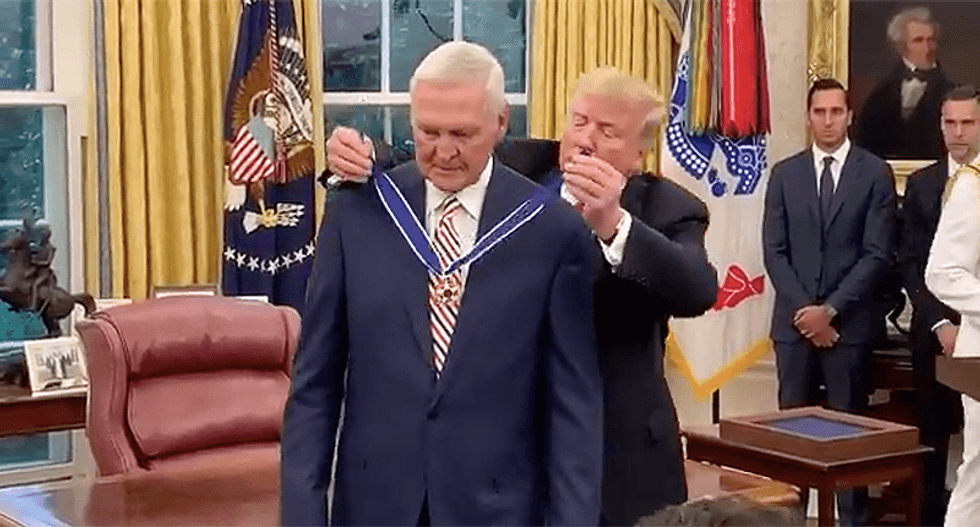 Trump reveals West Virginia voting for him in 2016 ‘helped’ basketball coach score Medal of Freedom