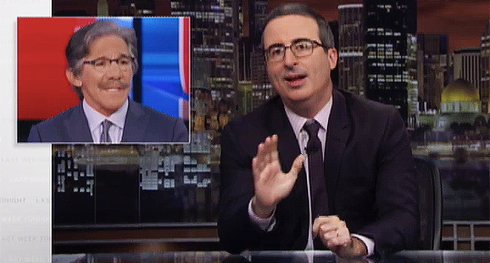 John Oliver goes on full attack against 'incredibly stupid' Geraldo and Fox News for conspiracy theories about MAGABomber