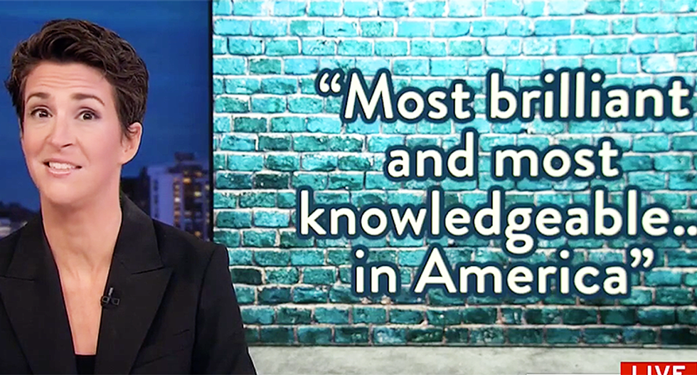 Rachel Maddow reveals why Trump was not under investigation then -- but he might be now