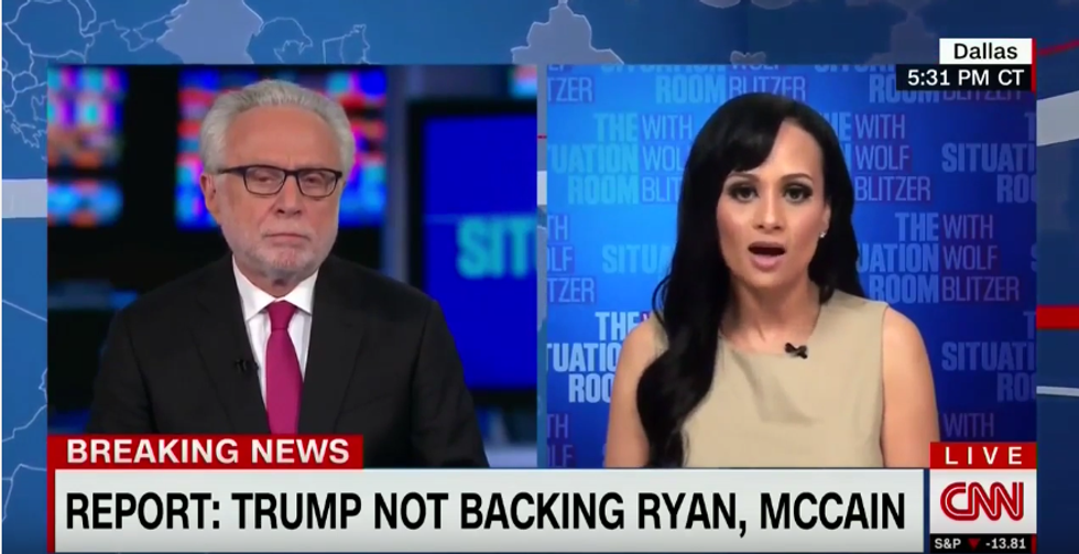 WATCH: Katrina Pierson crashes in epic flameout by blaming Obama for Capt. Khan's 2004 death