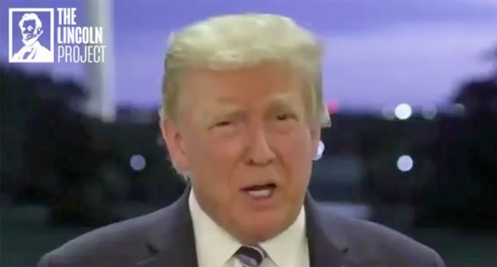 WATCH: Lincoln Project responds to Trump's new COVID message with brutal new video
