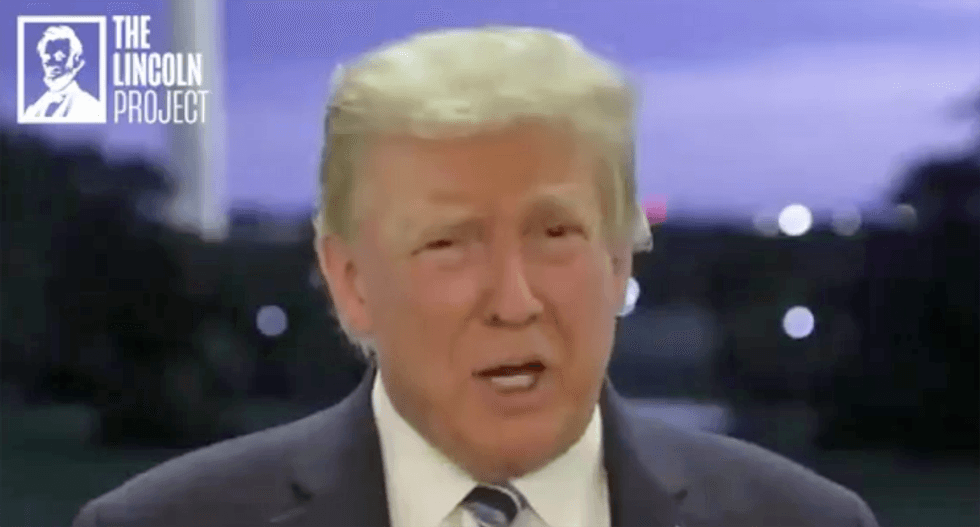 WATCH: Lincoln Project responds to Trump's new COVID message with brutal new video