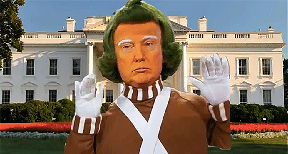 Are the dead 'blessed'? Critics shocked by 'used car salesman' Trump's 'weird Oompa Loompa video'