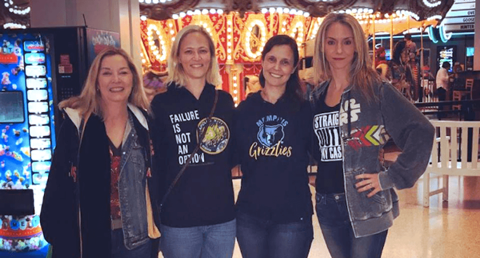 White women saunter around in hoodies to prove Tennessee mall’s policy targets black people