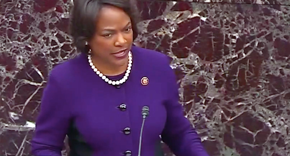 'This is enough to prove extortion': Val Demmings challenges GOP senators to convict Trump over Ukraine