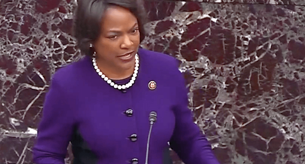 'This is enough to prove extortion': Val Demmings challenges GOP senators to convict Trump over Ukraine